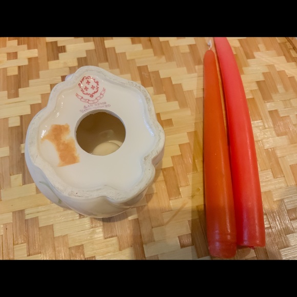 Adorable Vintage Porcelain Cat Candlestick Holder - Picture 8 of 8